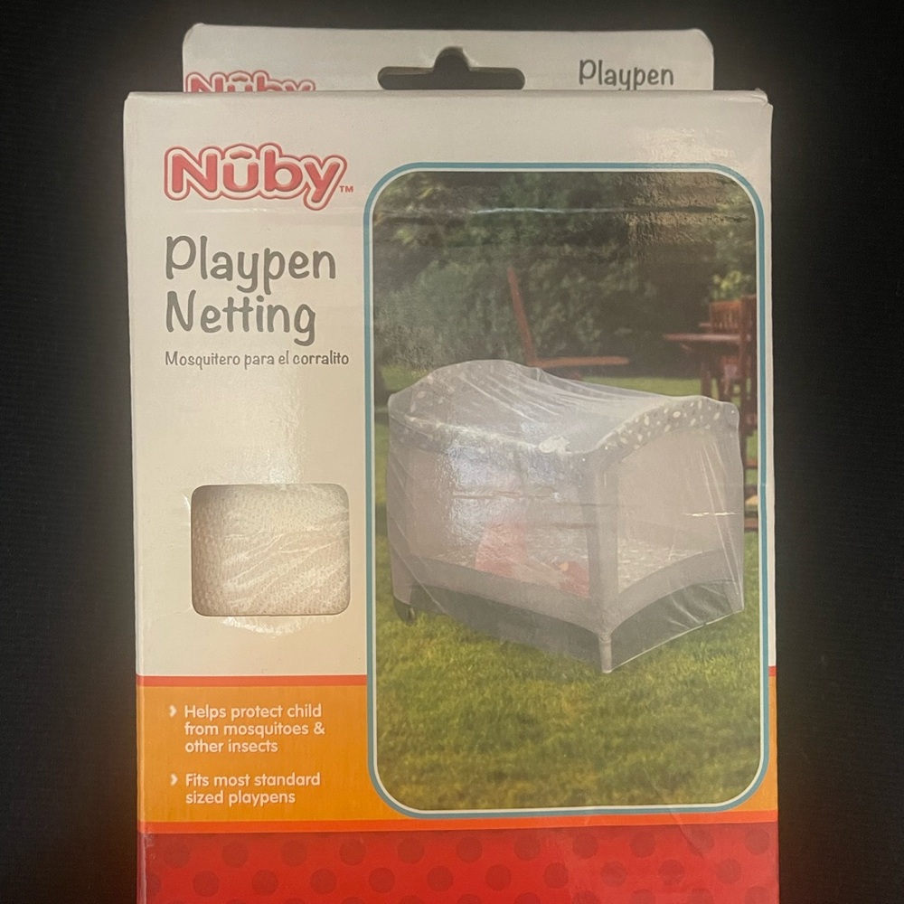 Nuby White Playpen Netting